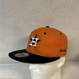 HoustonAstros Hat Snapback Authentic Kipa Sports Orange Baseball Cap adjustable